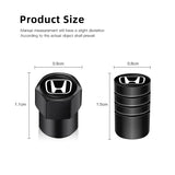 4Pcs Aluminum Alloy Car Tire Valve Cap Auto Wheel Accessories for  Accord Civic FIT Insight CRV Jazz HRV CRZ CRX City Vezel
