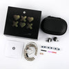 EW300 1Dd+1Planar+1Pzt Hybrid Driver IEM HIFI Earphones with Detachable Nozzles Silver-Plated OFC IEM Cable for Musician