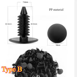 20/50Pcs 8Mm Auto Fastener Fit Hole Nylon Car Clips Fender Bumper Shield Retainer Plastic Rivet for GM Ford Chrysler