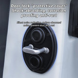 4Pcs Door Shockproof Cushion for Car Self-Adhesive Door Lock Shock Absorber anti Scratch Protective Cover Reduce Noise