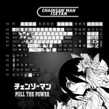 REZE Anime Theme Keycaps Set Customized PBT Sublimation Cherry Profile Keyboard Keycaps for Mechanical Keyboard Accessories Girl