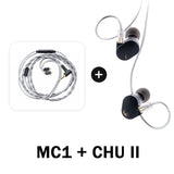CHU II High Performance Dynamic Driver Iems Interchangeable Cable In-Ear Headphone