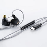 CHU II High Performance Dynamic Driver Iems Interchangeable Cable In-Ear Headphone
