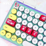 Kfc Keycap Mechanical Keyboard Rog Collaboration Diy Model Anime Cartoon Peripheral Toy Set Collection Ornaments Fans Gifts