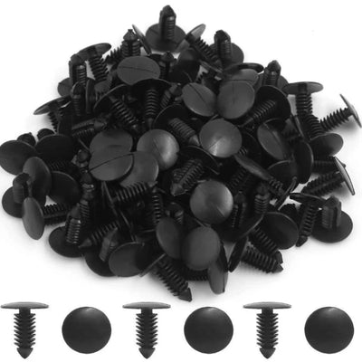 20/50Pcs 8Mm Auto Fastener Fit Hole Nylon Car Clips Fender Bumper Shield Retainer Plastic Rivet for GM Ford Chrysler