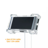 HMLAB ZNEO Gaming USB Hub - 2-To-3 Port, 8K Hz, Independent Power, with Screen, Trendy for Gaming Ambience Desk Setup
