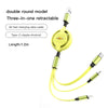 Retractable Data Cable 3 in 1 Fast Charging Accessories for  Cruze Sonic Silverado Trax Camaro Captiva Equinox Malibu