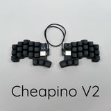 Cheapino V2 Wired Split Keyboard Hot Swap Vial Ergonomic Mechanical Keyboard Game MX Switches QMK Firmware Pre-Soldered DIY Kit