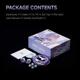 JEMINE in Ear Earphoens 1DD+1BA Driver Unit 3.5Mm/Type-C Plug with Microphone Earphone Cable