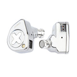 EW300 1Dd+1Planar+1Pzt Hybrid Driver IEM HIFI Earphones with Detachable Nozzles Silver-Plated OFC IEM Cable for Musician
