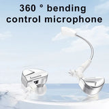 Assassin Silver in Ear Earphones 1Ba+1Dd+1Vibrate Game Mode HIFI Microphone Hybrid Tuning Switch Wired Earbuds IEM Headphone