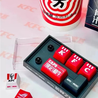 Novelty Artisan Keycap Set — 6-Piece Cartoon Collectible Keycaps