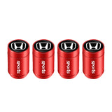 4Pcs Aluminum Alloy Car Tire Valve Cap Auto Wheel Accessories for  Accord Civic FIT Insight CRV Jazz HRV CRZ CRX City Vezel
