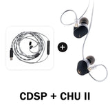 CHU II High Performance Dynamic Driver Iems Interchangeable Cable In-Ear Headphone