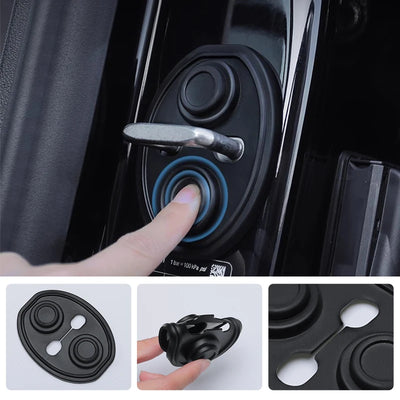 4Pcs Door Shockproof Cushion for Car Self-Adhesive Door Lock Shock Absorber anti Scratch Protective Cover Reduce Noise