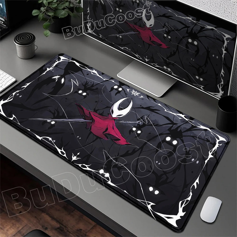 HD Printing Cool Hollow Knight Silksong Mouse Pad Table Mats Computer Mousepad Company Big Desk Mat XXL Large PC Gamer Mousepads
