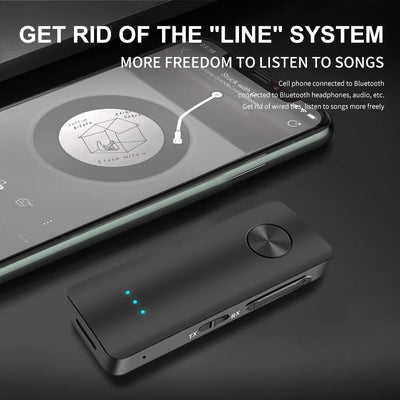 Bluetooth Audio Adapter — 2-in-1 TX/RX & Mic — SUIKA