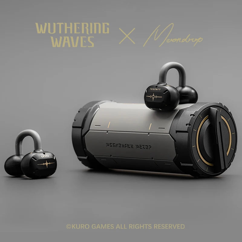 Wuthering Waves X  U.C.T.S. OWS Ear Clip Headphones Bluetooth 6.0 Earphone LHDC-V Hifi Transmission AI Noise Cancelling