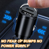 100W Car USB Charger Super Charge USB-A USB-C Cigarette Lighter Adapter Hidden Phone Charger for Iphone Huawei Samsung