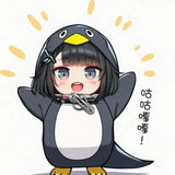 Gugugaga - Little Penguin Administrator PVC Figure Birthday Gift Model Ornament Model Anime Collection Desk Display Exhibit Gift