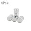 4Pcs Silver