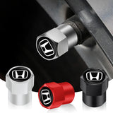 4Pcs Aluminum Alloy Car Tire Valve Cap Auto Wheel Accessories for  Accord Civic FIT Insight CRV Jazz HRV CRZ CRX City Vezel