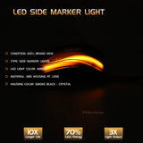 For Honda Insight Fit /JAZZ GE6 / GE8 HYBRID GP1 INSIGHT ZE2 Dynamic Blinker Turn Signal Light LED Flashing Indicator Side Lamp