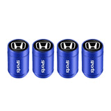 4Pcs Aluminum Alloy Car Tire Valve Cap Auto Wheel Accessories for  Accord Civic FIT Insight CRV Jazz HRV CRZ CRX City Vezel