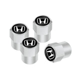 4Pcs Aluminum Alloy Car Tire Valve Cap Auto Wheel Accessories for  Accord Civic FIT Insight CRV Jazz HRV CRZ CRX City Vezel