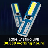 10Pcs T5 Led Bulb Canbus W3W 74 286 W1.2W Super Bright Car Interior Lights Auto Dashboard Lamp Warning Indicator Instrument 12V