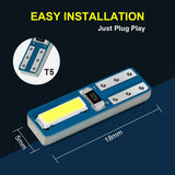 10Pcs T5 Led Bulb Canbus W3W 74 286 W1.2W Super Bright Car Interior Lights Auto Dashboard Lamp Warning Indicator Instrument 12V