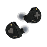 HBB EW300 1Dd+1Planar+1Pzt Hybrid Driver in Ear Monitor Wired Earbuds with Detachable Nozzles Silver-Plated OFC IEM Cable