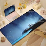 Hollow Knight: Silksong XXL Desk Mat — Stitched-Edge Gaming Mouse Pad