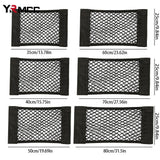 Car Back Rear Trunk Bag Organizer Mesh Net Auto Seat Back Storage Bag Pocket Universal Car Stowing Tidying Elastic String Net