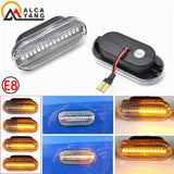 2Pieces Led Dynamic Side Marker Turn Signal Light for Volkswagen VW Bora Golf 3 4 Passat 3BG Polo SB6 SEAT Ibiza Leon Skoda Ford
