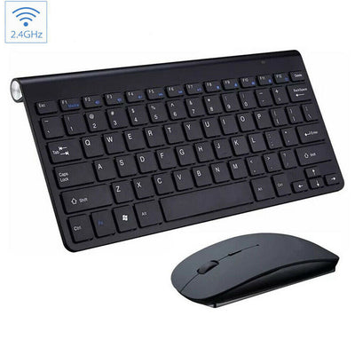 Wireless Keyboard & Mouse Combo — Mac & PC Ready