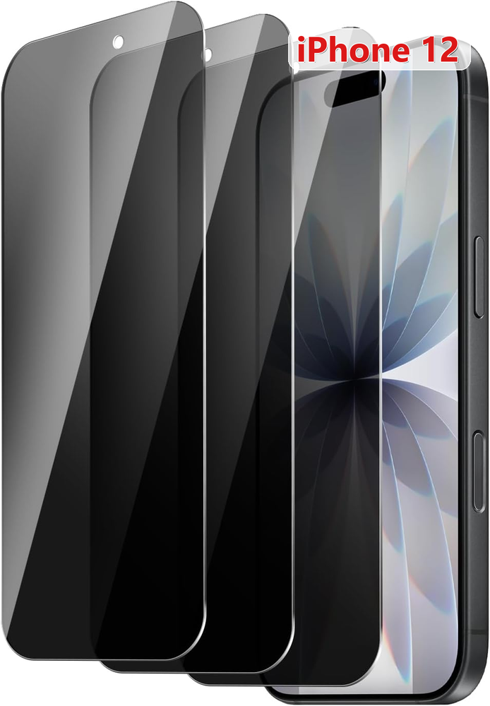 Privacy Screen Protector — iPhone 11–15 Pro Max 3-Pack