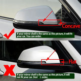 For BMW F48 F49 F39 G29 F44 F45 F46 F53 F40 for Toyota Supra Carbon Fiber Look Rear View Mirror Cover Style Side Wing Mirror Cap