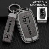 Leather Zinc Alloy Car Key Case Cover Protector Shell for  Civic Accord HR-V CR-V CRV 11Th 2022 2023 Keychain Accessories
