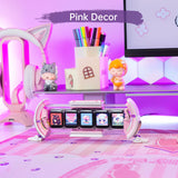 Times Gate - Cute Gaming Digital Clock with Smart App-Controlled, Support Weather Forecast, Stock Market/Exchange Rate