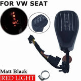 Black Silver Gear Shift Knob for VW Golf Passat Tiguan Skoda Octavia Seat Universal Car Accessories Automatic