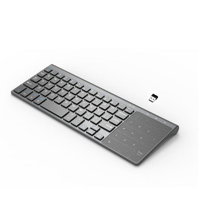 Wireless Mini Keyboard — Compact Touchpad Combo