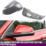 For BMW F48 F49 F39 G29 F44 F45 F46 F53 F40 for Toyota Supra Carbon Fiber Look Rear View Mirror Cover Style Side Wing Mirror Cap