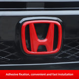 2 Pcs Car Front Grille Trunk Emblem for  Civic Accord 8Th 9Th 9.5Th 10Th Generation Rear Trunk Badge Logo Auto Front Rear