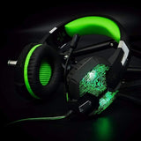 Wired Gaming Headset — Stereo Sound & LED Mic