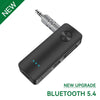 2-In-1 Wireless Audio Adapter Bluetooth 5.4 Receiver Transmitter 3.5Mm AUX Lossless Sound MIC for Car Speaker TV PC Airplane