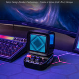 Ditoo-Pro Pixel Art Bluetooth Portable Black Speaker Alarm Clock DIY LED Display Board Cute Gift Home Light Decoration