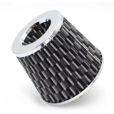 Universal Car Modified High Flow Air Filter Mushroom Head Air Filter 76Mm Universal Mushroom Head Air Filter