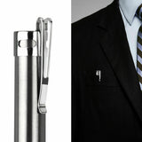 USB Mini Flashlight — Pocket-Sized Stainless Steel