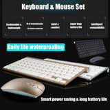 Wireless Keyboard & Mouse Combo — Mac & PC Ready